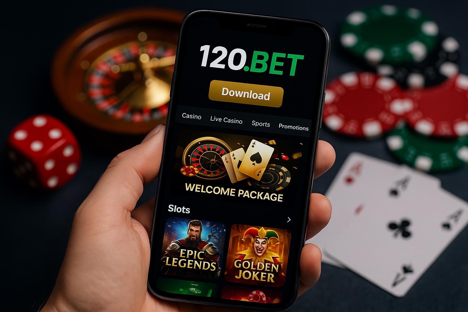 Baixar o 120.BET Cassino App