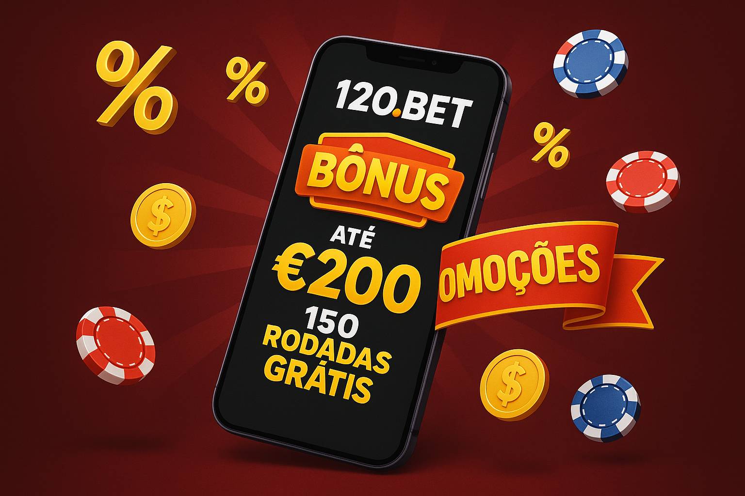 O bônus promocional 120.BET é uma ótima maneira de começar sua aventura
