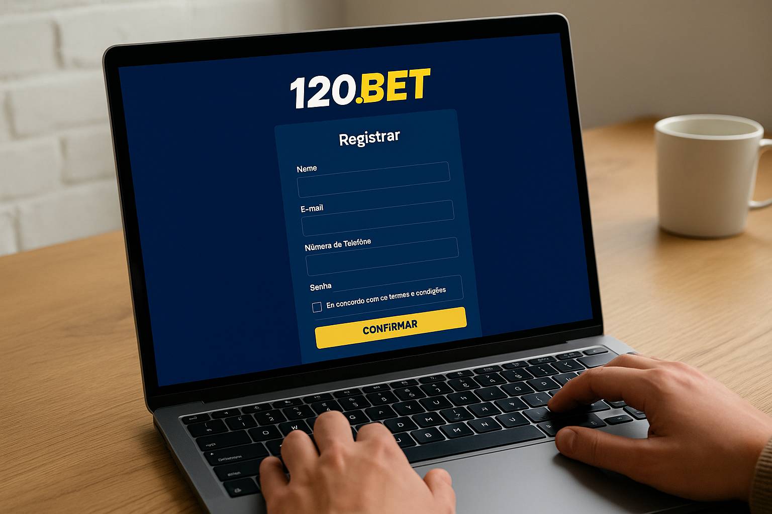 Não Perca tempo, o rRgistro na site 120.BET